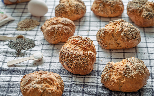 Sesame Wrapped Bread  from Chrome web store to be run with OffiDocs Chromium online