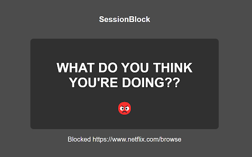 SessionBlock  from Chrome web store to be run with OffiDocs Chromium online