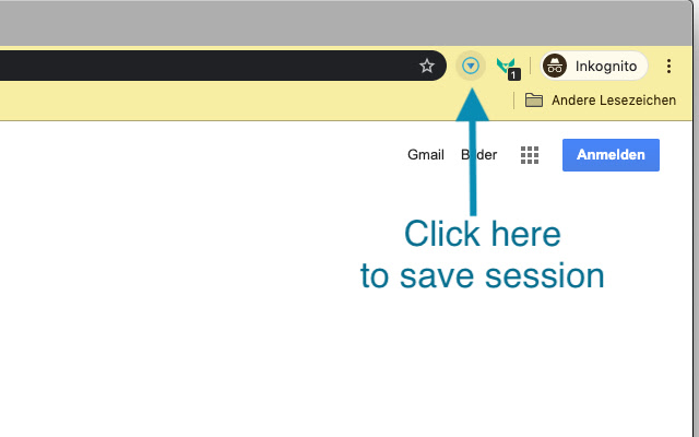 Session Quicksave  from Chrome web store to be run with OffiDocs Chromium online