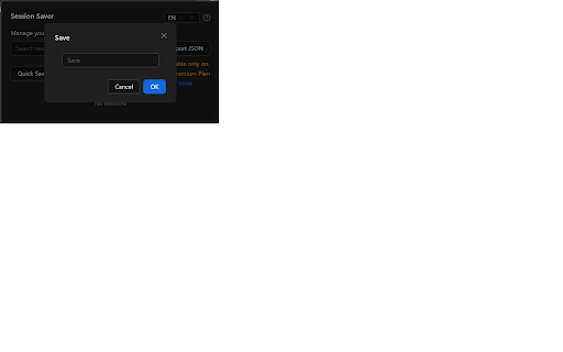 Session Saver Pro  from Chrome web store to be run with OffiDocs Chromium online