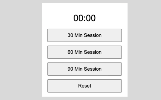 Session Timer for Massage Therapy South Surrey  from Chrome web store to be run with OffiDocs Chromium online