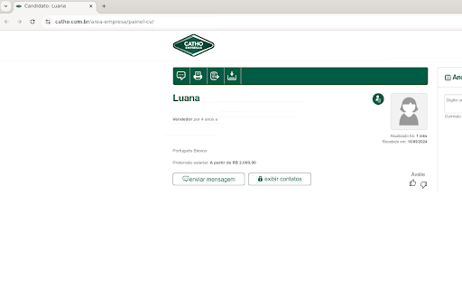 Set Candidate Name on Title  from Chrome web store to be run with OffiDocs Chromium online