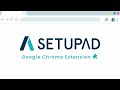 Setupad  from Chrome web store to be run with OffiDocs Chromium online