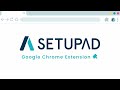 Setupad aus dem Chrome-Webshop zur Ausführung mit OffiDocs Chromium online