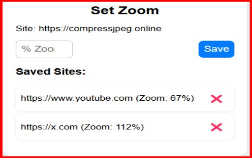 Set Zoom  from Chrome web store to be run with OffiDocs Chromium online