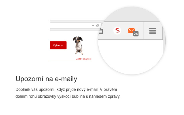 Seznam doplněk Email  from Chrome web store to be run with OffiDocs Chromium online