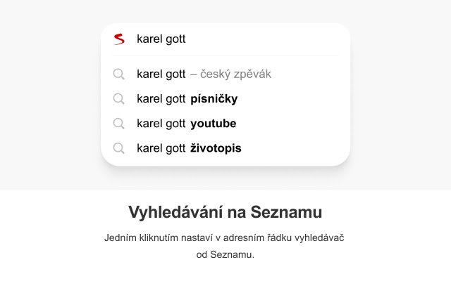 Seznam Doplněk – Vyhledávač  from Chrome web store to be run with OffiDocs Chromium online