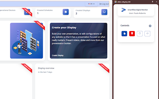 sfdm display kit  from Chrome web store to be run with OffiDocs Chromium online