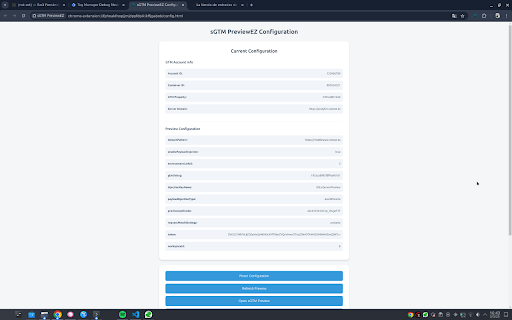 sGTM PreviewEZ  from Chrome web store to be run with OffiDocs Chromium online