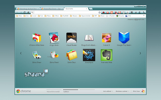 Shaana Blue Dream  from Chrome web store to be run with OffiDocs Chromium online