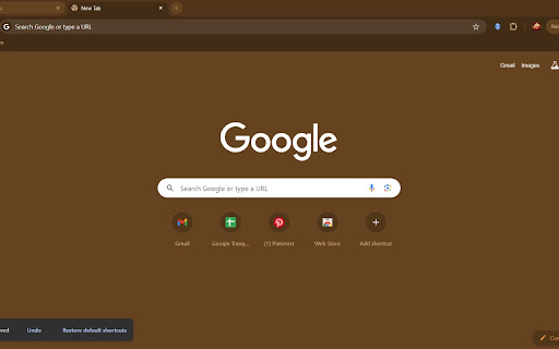 Shades of Brown Chrome Theme  from Chrome web store to be run with OffiDocs Chromium online