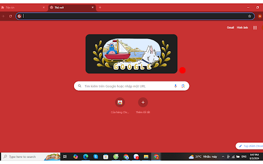 Shades of Red Chrome Theme  from Chrome web store to be run with OffiDocs Chromium online