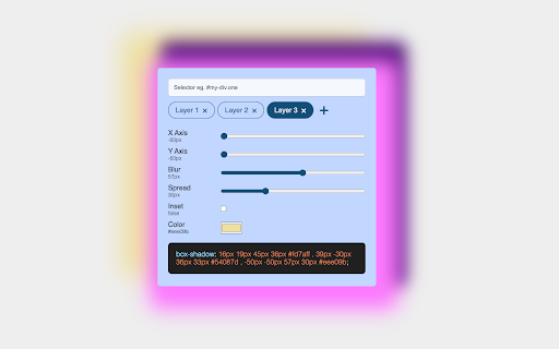 Shadown Gen  from Chrome web store to be run with OffiDocs Chromium online
