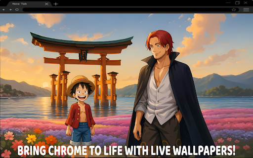 Shanks With D.Luffy Live Wallpaper  from Chrome web store to be run with OffiDocs Chromium online