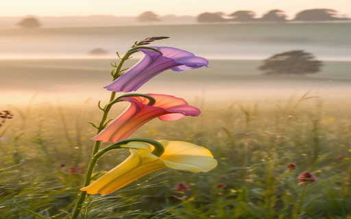 Shape into three trumpet shaped flowers  from Chrome web store to be run with OffiDocs Chromium online