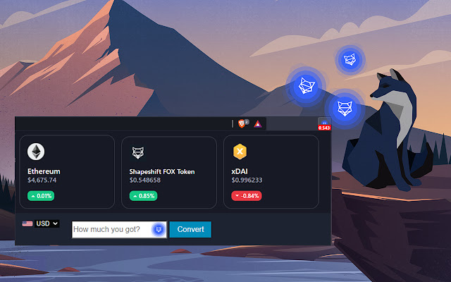 ShapeShift FOX Token  from Chrome web store to be run with OffiDocs Chromium online