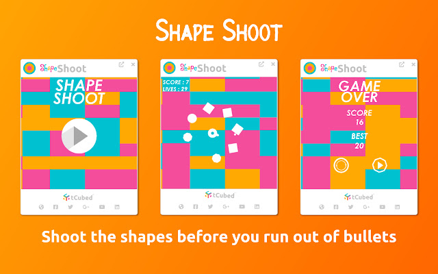 Shape Shoot  from Chrome web store to be run with OffiDocs Chromium online