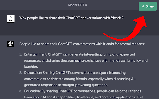 Share ChatGPT  from Chrome web store to be run with OffiDocs Chromium online