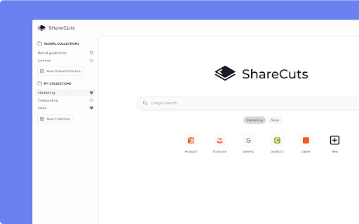 Sharecuts  from Chrome web store to be run with OffiDocs Chromium online
