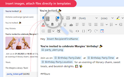 Shared Email Templates for Gmail  from Chrome web store to be run with OffiDocs Chromium online