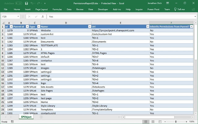 SharePoint Audit vanuit de Chrome-webwinkel, uit te voeren met OffiDocs Chromium online