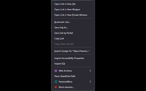 SharePoint Link Parser  from Chrome web store to be run with OffiDocs Chromium online