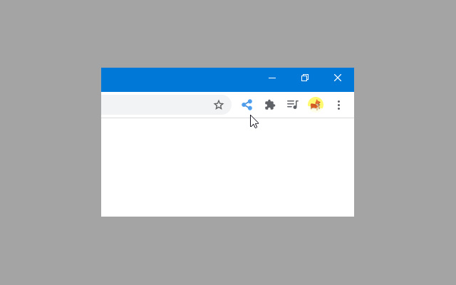 Share to Native Apps  from Chrome web store to be run with OffiDocs Chromium online