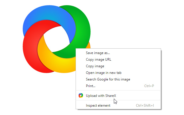 ShareX  from Chrome web store to be run with OffiDocs Chromium online
