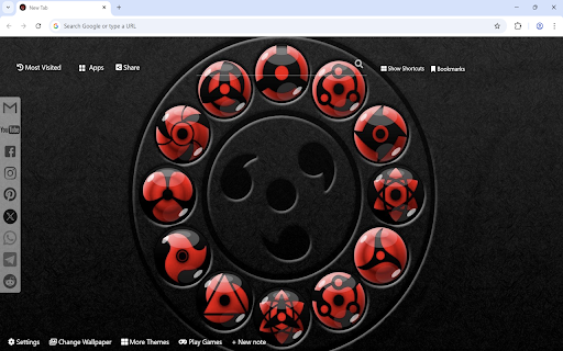 Sharingan Wallpaper  from Chrome web store to be run with OffiDocs Chromium online