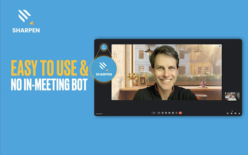 Sharpen AI: AI meeting summary for Google Meet and Microsoft Teams  from Chrome web store to be run with OffiDocs Chromium online