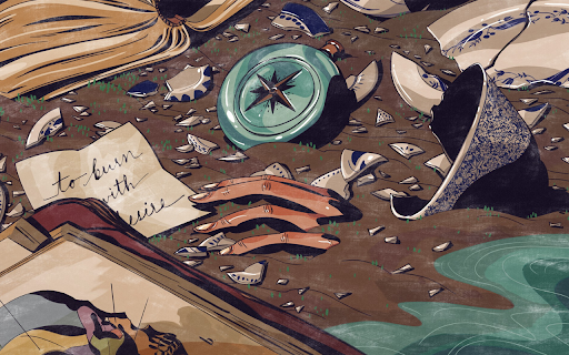 Shattered Memories and a Lost Direction  from Chrome web store to be run with OffiDocs Chromium online