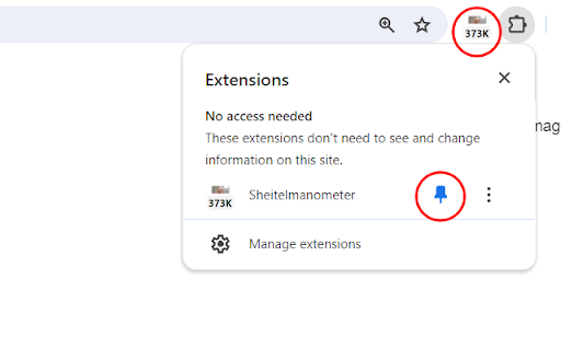 Sheitelmanometer  from Chrome web store to be run with OffiDocs Chromium online