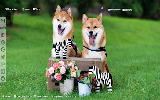 Shiba Inu Wallpaper  from Chrome web store to be run with OffiDocs Chromium online