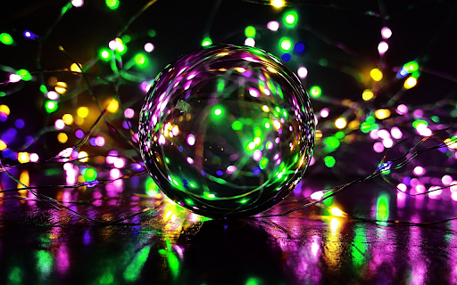 Shimmering ball  from Chrome web store to be run with OffiDocs Chromium online