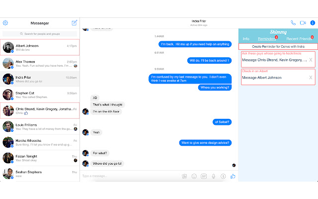 Shimmy  from Chrome web store to be run with OffiDocs Chromium online