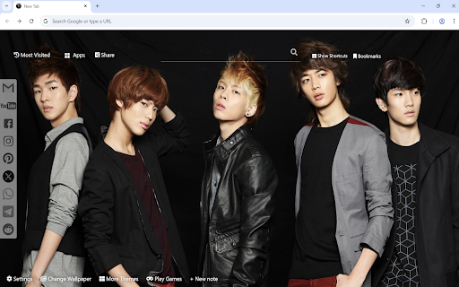SHINee Wallpaper  from Chrome web store to be run with OffiDocs Chromium online