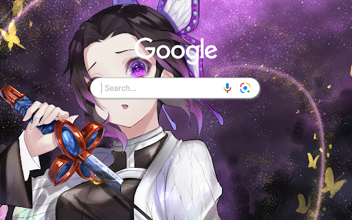 Shinobu Kocho Demon Slayer Kimetsu no Yaiba Anime Theme  from Chrome web store to be run with OffiDocs Chromium online