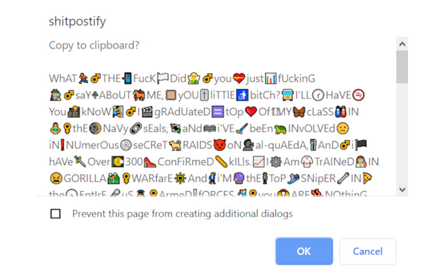 shitpostify  from Chrome web store to be run with OffiDocs Chromium online