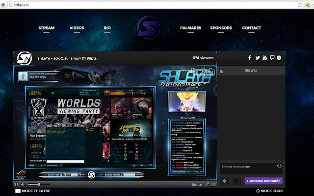 ShLaYa Live  from Chrome web store to be run with OffiDocs Chromium online