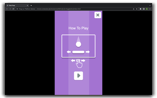 Shoot Pong HTML5 Game  from Chrome web store to be run with OffiDocs Chromium online
