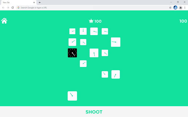 Shooty Clocks Casual Game  from Chrome web store to be run with OffiDocs Chromium online