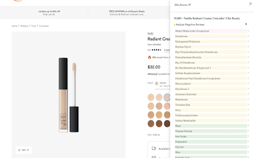 Shop Conscious AI  from Chrome web store to be run with OffiDocs Chromium online