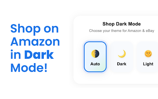 Shop Dark Mode  from Chrome web store to be run with OffiDocs Chromium online