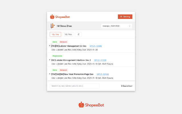 ShopeeBot  from Chrome web store to be run with OffiDocs Chromium online