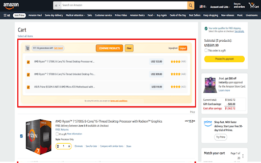 Shopguide Ai Amazon Shopping Cart Assistant  GPT Copilot  from Chrome web store to be run with OffiDocs Chromium online