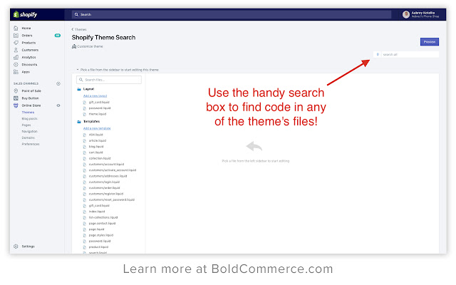 Shopify Theme Search by Bold  from Chrome web store to be run with OffiDocs Chromium online