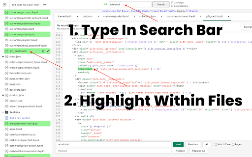 Shopify theme search (Fast)  from Chrome web store to be run with OffiDocs Chromium online