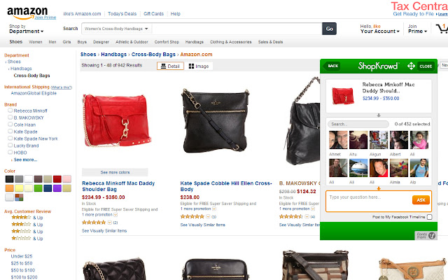 ShopKrowd  from Chrome web store to be run with OffiDocs Chromium online