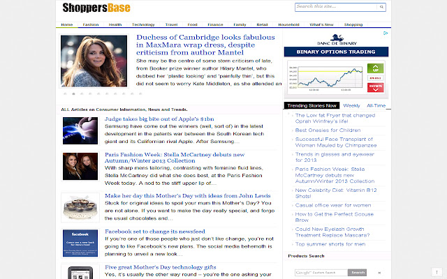 ShoppersBase  from Chrome web store to be run with OffiDocs Chromium online