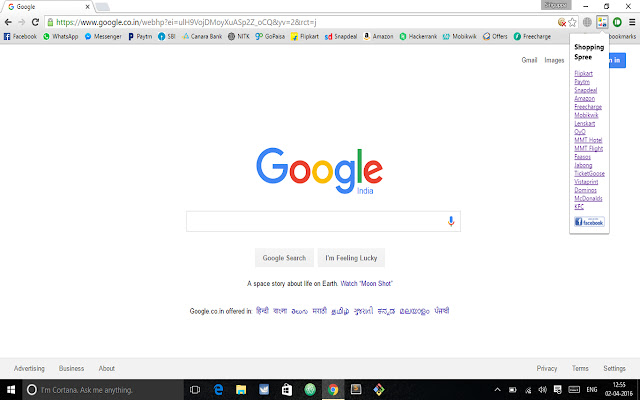 Shopping Spree Notifier  from Chrome web store to be run with OffiDocs Chromium online
